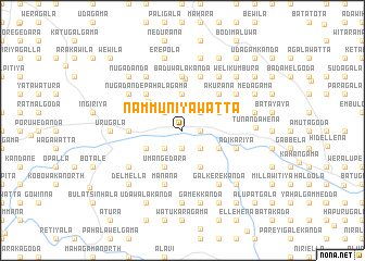 map of Nammuniyawatta