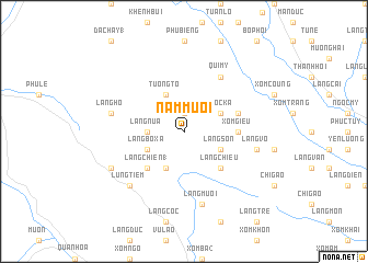 map of Nam Mươi