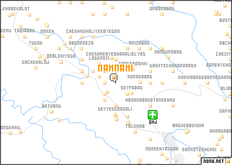 map of Nam Namī