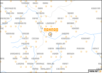 map of Nam Nao