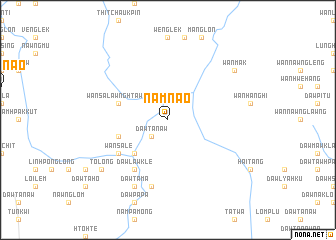 map of Namnao