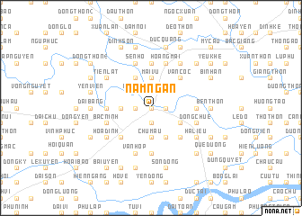 map of Nam Ngạn