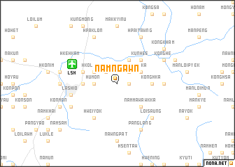 map of Nam-ngawn