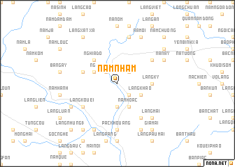 map of Nậm Nhàm