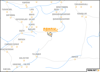 map of Nām Nīk