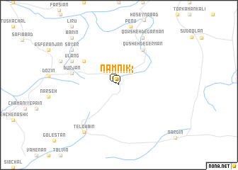 map of Nām Nīk