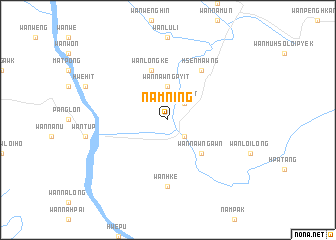 map of Namning