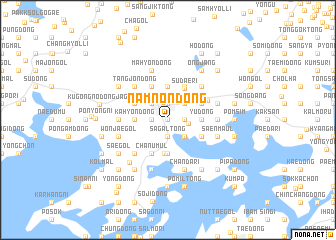 map of Namnon-dong