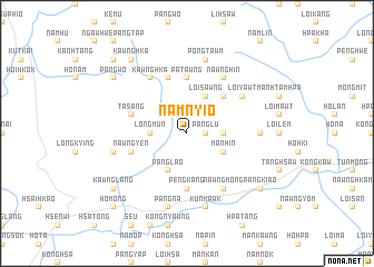 map of Namnyio