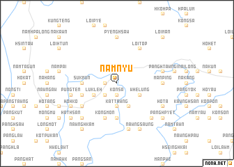 map of Namnyu