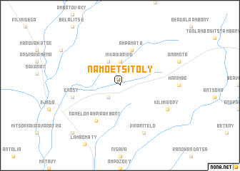 map of Namoetsitoly