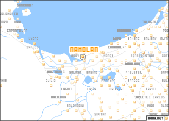 map of Namolan