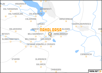 map of Nămoloasa