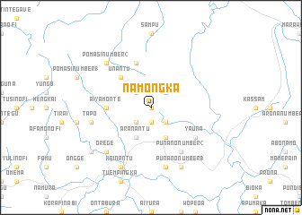 map of Namongka