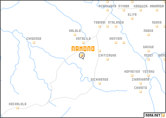 map of Namono