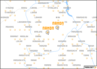 map of Namon