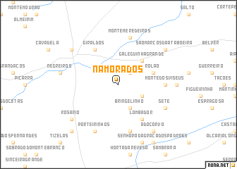 map of Namorados