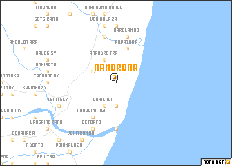 map of Namorona