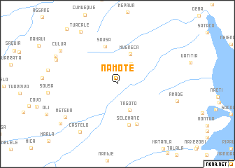 map of Namote