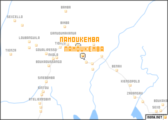 map of Namoukèmba