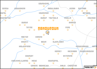 map of Namouroum