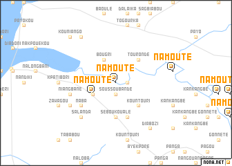 map of Namouté