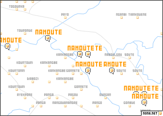 map of Namouté