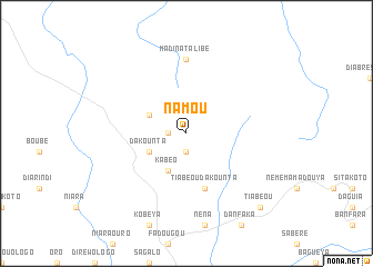 map of Namou
