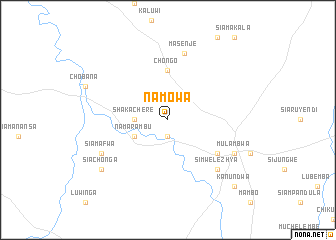 map of Namowa