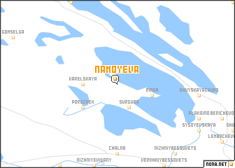 map of Namoyeva