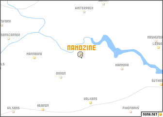 map of Namozine