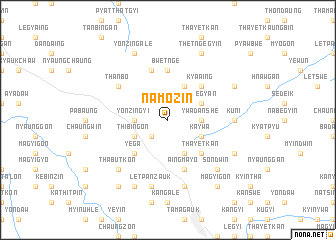 map of Namozin