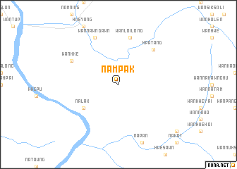 map of Nampak