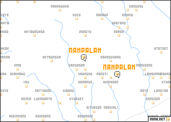 map of Nampa-lam