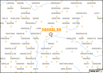 map of Nampa-lam