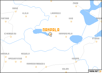 map of Nampala