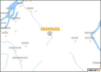 map of Nampaung
