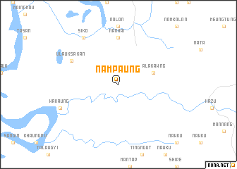 map of Nampaung