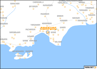 map of Namp\