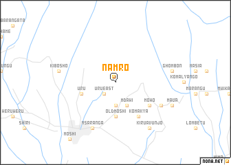 map of Namro