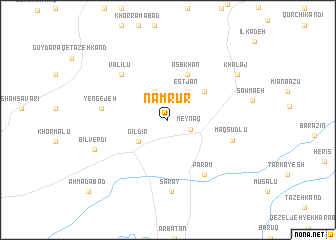 map of Namrūr