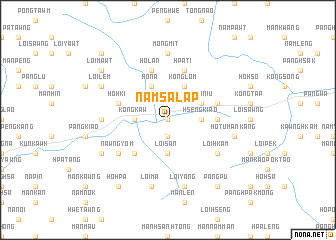 map of Namsa-lap