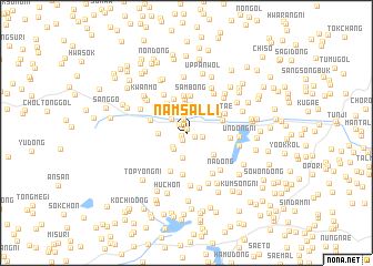 map of Namsal-li