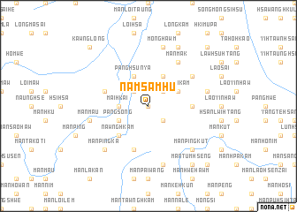 map of Namsamhu