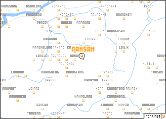 map of Nam-sam