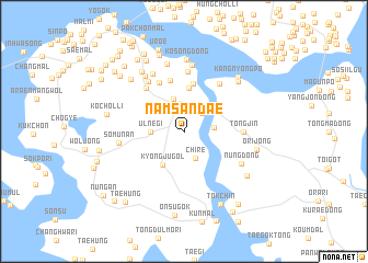 map of Namsandae