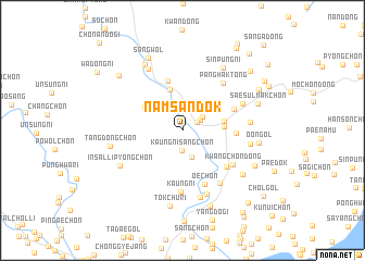 map of Namsandŏk