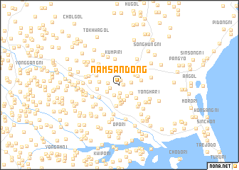 map of Namsan-dong