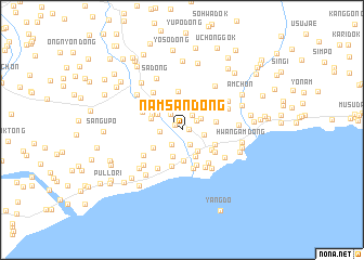 map of Namsan-dong