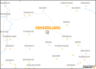 map of Namsangjang